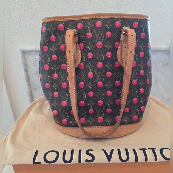 Louis Vuitton Takashi Murakami Cherry Tote Bag Very RARE! - Picture 5 of 16